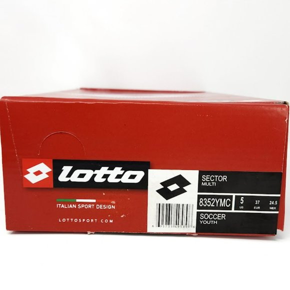 Cleats, Soccer Cleats, Unisex Sports Cleats by Lotto, New, NWT, size 5 - Picture 7 of 7